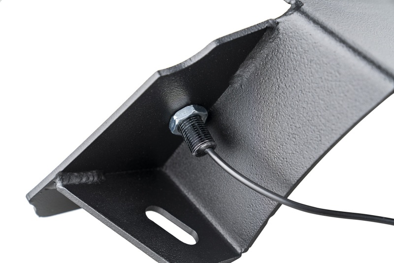 Jeep Wrangler Fender Flare Bracket - Front - Rugged Ridge - Chop Bracket Kit - Matte Black - `18-`22